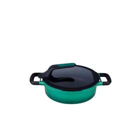 BergHoff 26 cm Açık Yeşil Gem Stay Cool Kısa Tencere