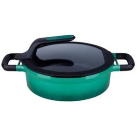 BergHoff Gem Stay Cool 24 cm Açık Yeşil Kısa Tencere
