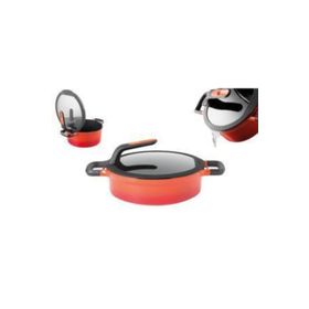 BergHoff Gem Stay-Cool Turuncu 24 cm Pilav Tenceresi