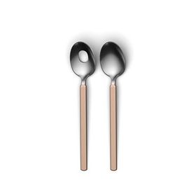 BergHoff Home Belly Sıcak Çelik Pembe 2 Parça Salata Servis Seti