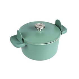 BergHoff Leo Phantom 24 cm Forest Green Yapışmaz Kapaklı Yeşil Derin Tencere