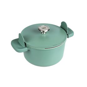 BergHoff Leo Phantom 24 cm Forest Green Yapışmaz Kapaklı Yeşil Derin Tencere