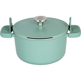 BergHoff Leo Phantom 24 cm Forest Green Yapışmaz Kapaklı Yeşil Derin Tencere