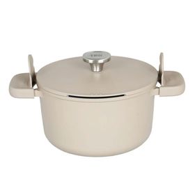 BergHoff Leo Phantom 24 cm Latte Kapaklı Yapışmaz Derin Tencere