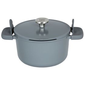 BergHoff Leo Phantom 24 cm Smoked Grey Kapaklı Yapışmaz Derin Tencere
