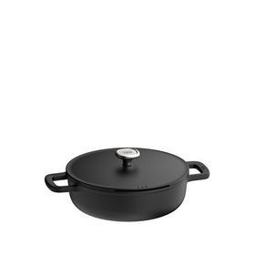 Berghoff Leo Phantom Siyah 28 cm Yapışmaz Kapaklı Sote Tavası