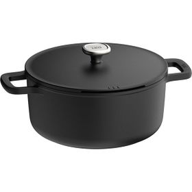 Berghoff Leo Phantom Siyah 28 cm Yapışmaz Kapaklı Sote Tavası