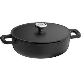Berghoff Leo Phantom Siyah 28 cm Yapışmaz Kapaklı Sote Tavası