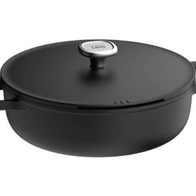 Berghoff Leo Phantom Siyah 28 cm Yapışmaz Kapaklı Sote Tavası
