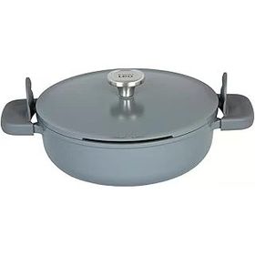 Berghoff Leo Phantom Smoked Grey 28 cm Kapaklı Yapışmaz Sote Tavası