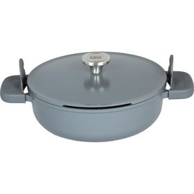 Berghoff Leo Phantom Smoked Grey 28 cm Kapaklı Yapışmaz Sote Tavası