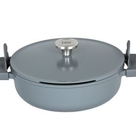 Berghoff Leo Phantom Smoked Grey 28 cm Kapaklı Yapışmaz Sote Tavası