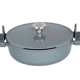 Berghoff Leo Phantom Smoked Grey 28 cm Kapaklı Yapışmaz Sote Tavası