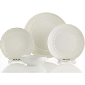 BergHoff Melbourne Sade 24 Parça Bone Yemek Takımı
