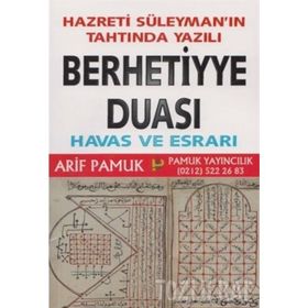 BERHETIYYE DUASININ HAVAS VE ESRARI (DUA-012) - ARIF PAMUK