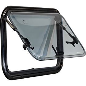 Berhimi Amortisörlü Sineklik ve Güneşlikli 30x50 cm Karavan Camı Penceresi