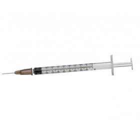 Berika 1 ml 3P 26G 13 mm 100 Adet Kahverengi İğneli Enjektör