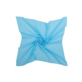 Berivan 100 cm 131 Turkuaz Dikişsiz Düz Yazma