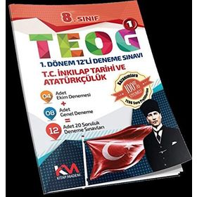 Berkay Yayıncılık 8. Sınıf TEOG 1 T.C. İnkılap Tarihi Ve Atatürkçülük Aşamalı Denemeler - kollektif