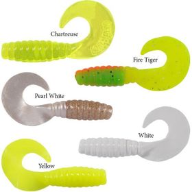 Berkley Beyaz 5 cm 20'li Powerbait Power Grubs Sahte Kurt