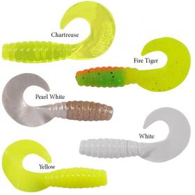 Berkley Beyaz 5 cm 20'li Powerbait Power Grubs Sahte Kurt