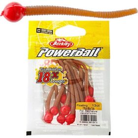 Berkley Glow Orange Silver 8 cm / 13'lu Powerbait Floating Mice Tails Sahte Yemi