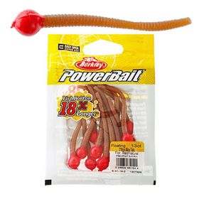 Berkley Glow Orange Silver 8 cm / 13'lu Powerbait Floating Mice Tails Sahte Yemi