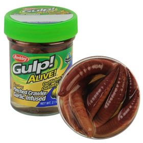 Berkley Gulp Alive Floating Pinched Crawler Nightcrawler Sahte Kurt