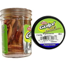 Berkley Gulp Alive Floating Pinched Crawler Nightcrawler Sahte Kurt