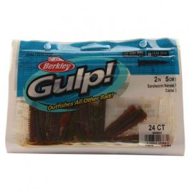 Berkley Gulp Alive Sandworm Camo 5 cm 24'lü Olta Yemi