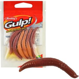 Berkley Nightcrawler - 2 cm - 14'lu Gulp Floating Pinched Crawler Sahte Kurt