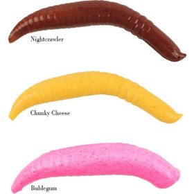 Berkley Nightcrawler - 2 cm - 14'lu Gulp Floating Pinched Crawler Sahte Kurt