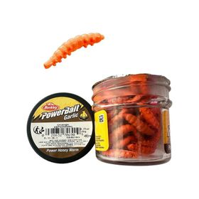 Berkley Orange 2.5 cm - 55 Adet Powerbait Garlic Power Honey Worm