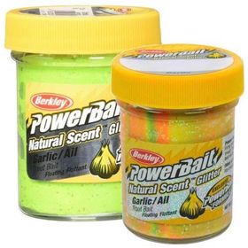 Berkley Powerbait Natural Glitter Trout Bait Garlic Bloodworm Chartreuse 50 gr Sahte Yemi