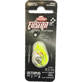 Berkley Red No:6 7'li Fusion 19 Colored Octopus Olta İğnesi