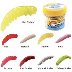 Berkley White 2.5 cm - 55 Adet Powerbait Garlic Power Honey Worm