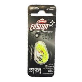 Berkley White Glow No:4 7'li Fusion 19 Colored Octopus Olta İğnesi