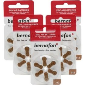 Bernafon 312 Numara 5 Paket 30 Adet İşitme Cihazı Pili