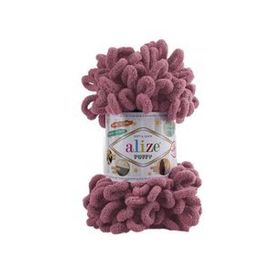 Bernam Butik Gül 028 Alize Puffy El Örgü İpi