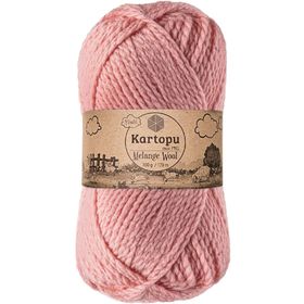 Bernam Butik Kartopu Melange Wool K2116 Pembe El Örgü İpi