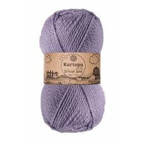 Bernam Butik Kartopu Melange Wool K711 Küllü Lila El Örgü İpi