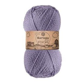 Bernam Butik Kartopu Melange Wool K711 Küllü Lila El Örgü İpi