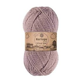 Bernam Butik Kartopu Melange Wool K713 Üzüm Suyu El Örgü İpi