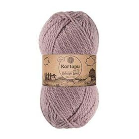 Bernam Butik Kartopu Melange Wool K713 Üzüm Suyu El Örgü İpi