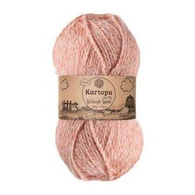 Bernam Butik Kartopu Melange Wool K9003 Pembe El Örgü İpi