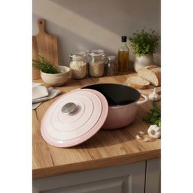 Bernardo Intensa Pembe 28 cm Döküm Tencere