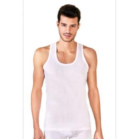 Berrak 1004 Klasik 6'lı Beyaz Erkek Atlet