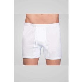 Berrak 1010 Beyaz Ribana Erkek Boxer
