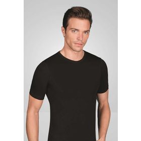 Berrak 1024 Erkek Likralı Süprem Kısa Kol Bisiklet Yaka T-shirt
