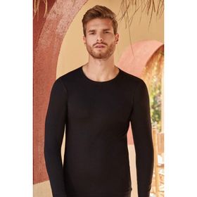 Berrak 1025 Uzun Kollu Bisiklet Yaka 6'lı Body Erkek Atlet